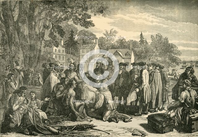 'Penn's Treaty with the Indians', 1682, (1890).   Creator: Unknown.