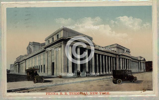 Penna Station in New York, 1913.