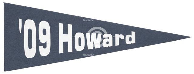 Pennant for Howard University class of 2009, ca. 2009. Creator: Unknown.