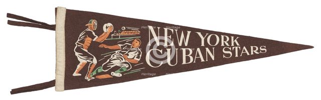 Pennant for the New York Cuban Stars, 1907 - 1932. Creator: Unknown.