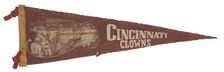Pennant for the Cincinnati Clowns, 1943 - 1945. Creator: Unknown