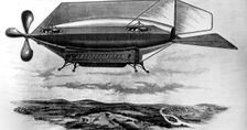 Pennington's airship, 1891. Creator: Unknown