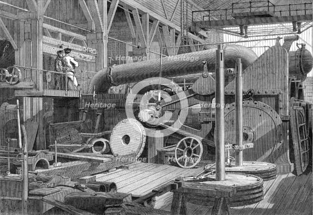 Penn's Machine-Engine Factory at Greenwich: the Erecting Shop, 1865. Creator: Unknown.