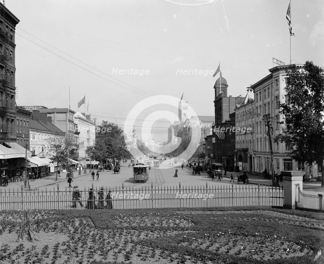Pennsylvania Ave. from Treasury, Washington, D.C., 1897. Creator: William H. Jackson.