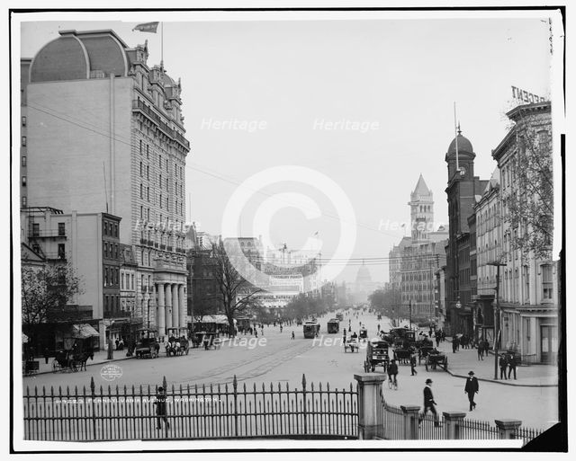 Pennsylvania Avenue, Washington, c1902. Creator: William H. Jackson.