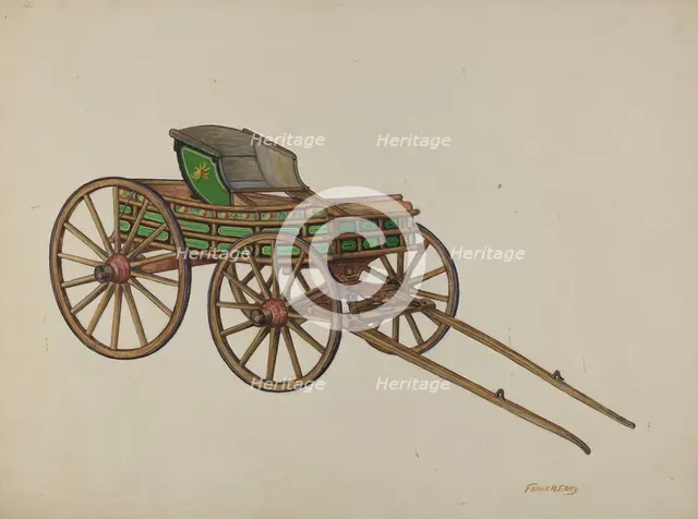 Pennsylvania Buckboard, c. 1938. Creator: Frank Gray.