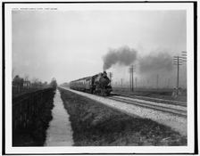 Pennsylvania Flyer, east bound, between 1900 and 1906. Creator: Unknown