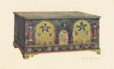 Pennsylvania German Chest, 1935/1942. Creator: Betty Jean Davis