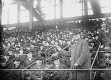 Pennsylvania Governor John K. Tener at Ebbets Field (baseball), 1914. Creator: Bain News Service