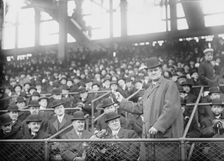 Pennsylvania Governor John K. Tener at Ebbets Field (baseball), 1914. Creator: Bain News Service