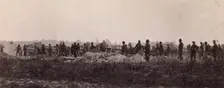 Pennsylvania Light Artillery, Battery B, Petersburg, Virginia, 1864. Creator: Tim O'Sullivan