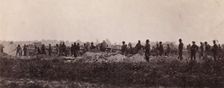 Pennsylvania Light Artillery, Battery B, Petersburg, Virginia, 1864. Creator: Tim O'Sullivan