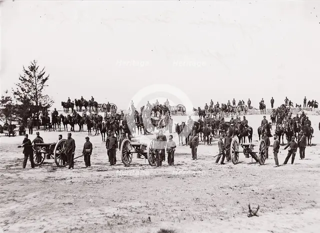 Pennsylvania Light Artillery, Keystone Battery, 1861-65. Creator: Unknown.
