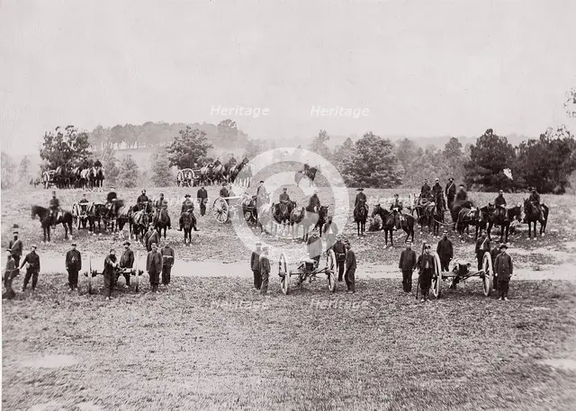 Pennsylvania Light Artillery, Keystone Battery, 1861-65. Creator: Unknown.