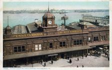 Pennsylvania Railroad Ferries, Philadelphia, Pennsylvania, USA, 1908