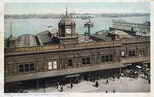 Pennsylvania Railroad Ferries, Philadelphia, Pennsylvania, USA, 1908
