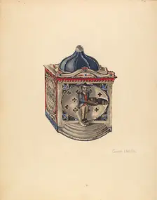 Penny Bank, c. 1938. Creator: Grace Halpin