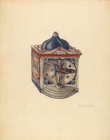 Penny Bank, c. 1938. Creator: Grace Halpin