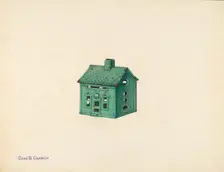 Penny Bank, c. 1940. Creator: Charles Charon