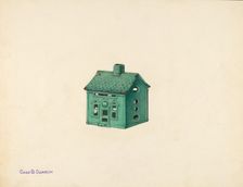 Penny Bank, c. 1940. Creator: Charles Charon