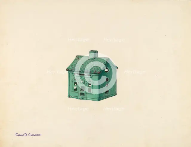 Penny Bank, c. 1940. Creator: Charles Charon.