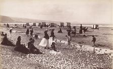 Pensarn Beach, 1860s. Creator: Francis Bedford