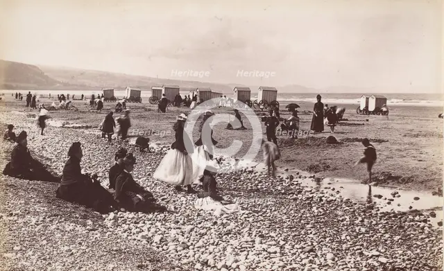 Pensarn Beach, 1860s. Creator: Francis Bedford.