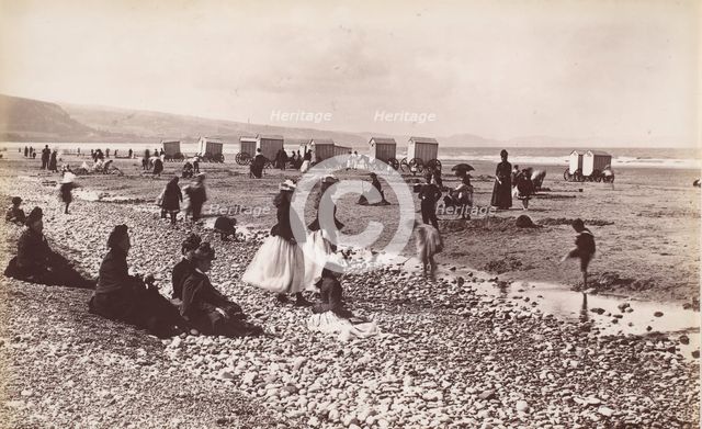 Pensarn Beach, 1860s. Creator: Francis Bedford.