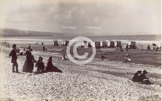 Pensarn Beach, 1870s. Creator: Francis Bedford.