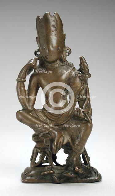 Pensive Bodhisattva, 5th century. Creator: Unknown.