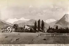 Pension Liten, Thun, Switzerland, 1885. Artist: J Moegle
