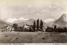 Pension Liten, Thun, Switzerland, 1885. Artist: J Moegle