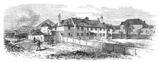 Pension office, Deptford Dockyard, 1869. Creator: Unknown