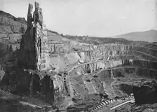 Penrhyn Slate Quarries c1896. Artist: John Wickens