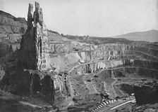 Penrhyn Slate Quarries c1896. Artist: John Wickens