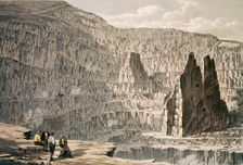 Penrhyn Slate Quarries, near Bangor, c1852. Creator: Alfred Sumners