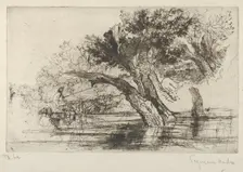 Penton Hook, 1864., 1864. Creator: Francis Seymour Haden