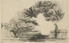 Penton Hook, 1864., 1864. Creator: Francis Seymour Haden
