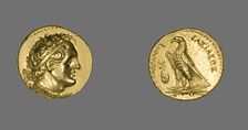Pentadrachm (Coin) Portraying King Ptolemy I Soter, 285-247 BCE, issued by King Ptolemy II Philadelp Creator: Unknown