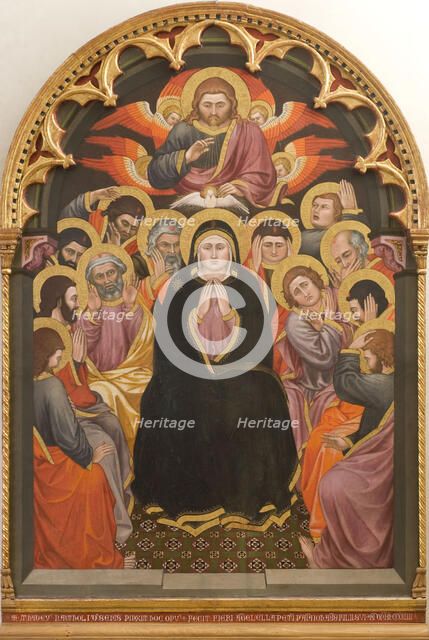 Pentecost, 1403. Creator: Taddeo di Bartolo (1362/63-1422).