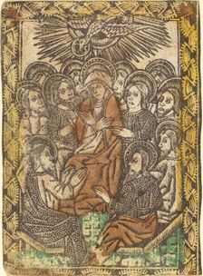 Pentecost, 1460/1480. Creator: Master of the Borders with the Four Fathers of the Church