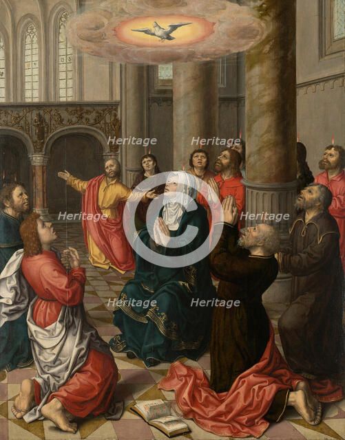 Pentecost, 1520/25. Creator: Workshop of Bernard van Orley.