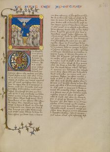 Pentecost, about 1360-1370. Creator: Master of Jean de Mandeville
