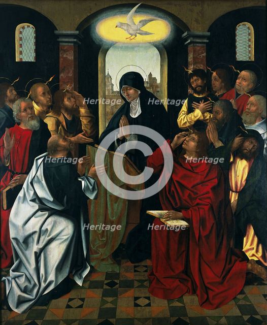 Pentecost. Artist: Anonymous  