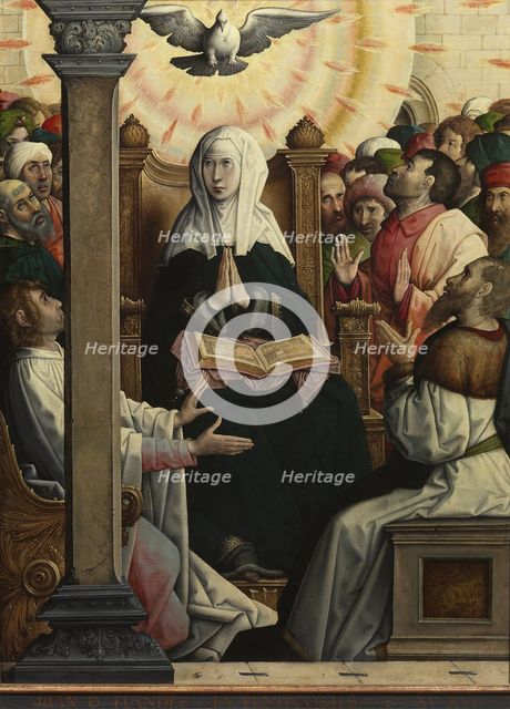 Pentecost. Artist: Juan de Flandes (ca. 1465-1519)