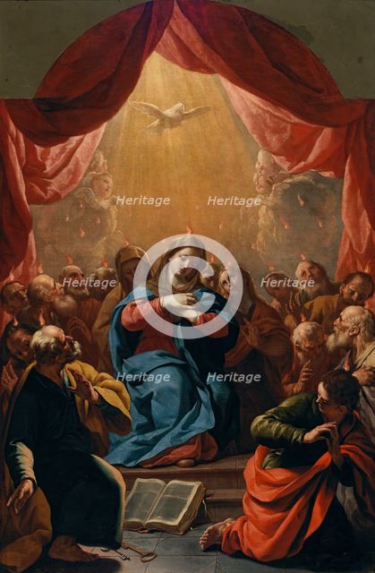 Pentecost, between c1696 and c1705. Creator: Antonio Palomino.