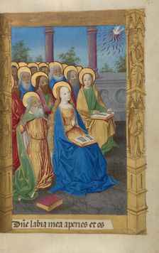 Pentecost; Book of Hours, 1478. Creator: Master of Guillaume Lambert