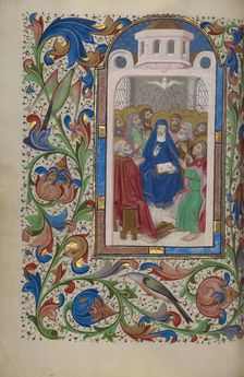 Pentecost; Book of Hours, about 1450-1455. Creator: Master of Wauquelin's Alexander