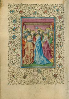 Pentecost; Book of Hours, about 1460. Creator: Unknown