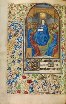 Pentecost; Book of Hours, about 1466-1470. Creator: Master of Jacques of Luxembourg